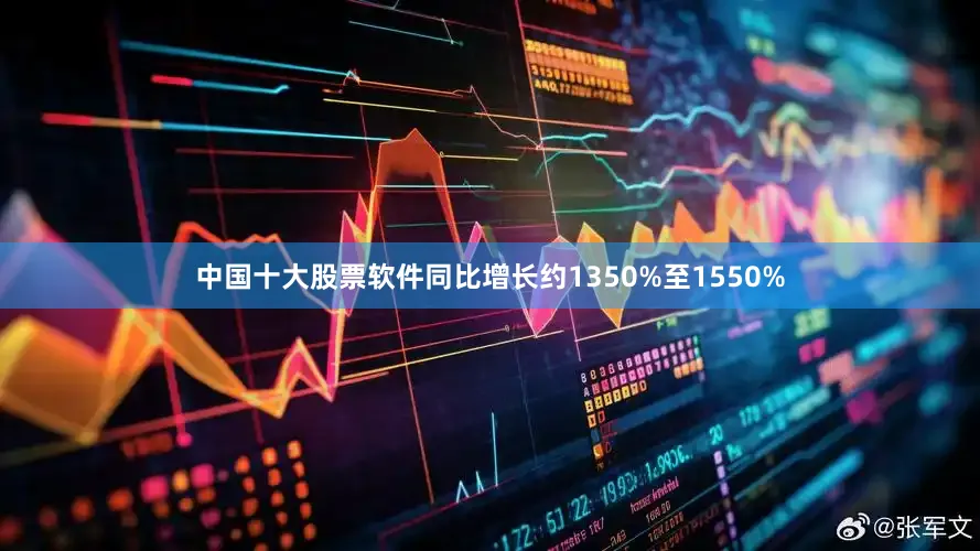中国十大股票软件同比增长约1350%至1550%