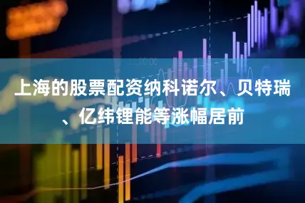 上海的股票配资纳科诺尔、贝特瑞、亿纬锂能等涨幅居前